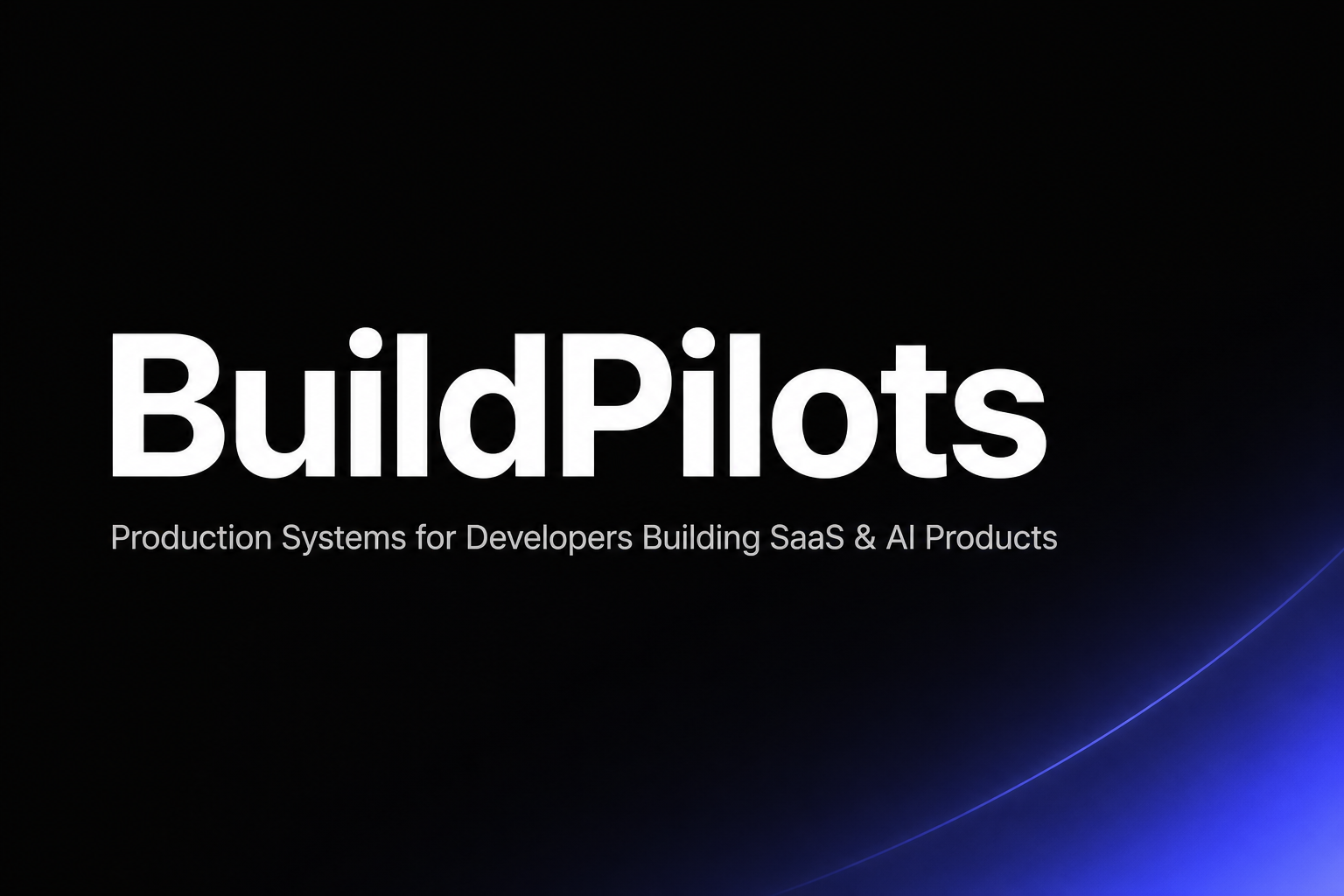 BuildPilots — 官网预览图